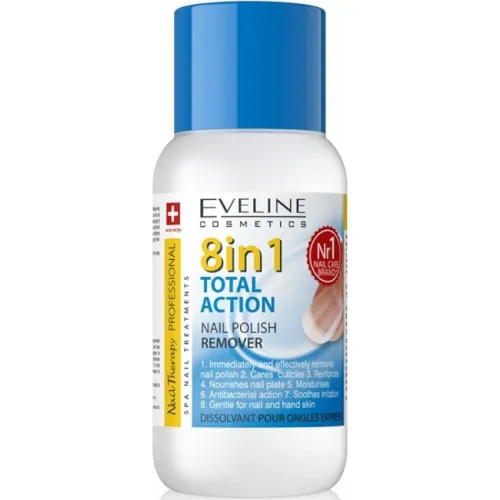 Eveline 8in1 Nail Therapy Remover Polish Remover 150 ml