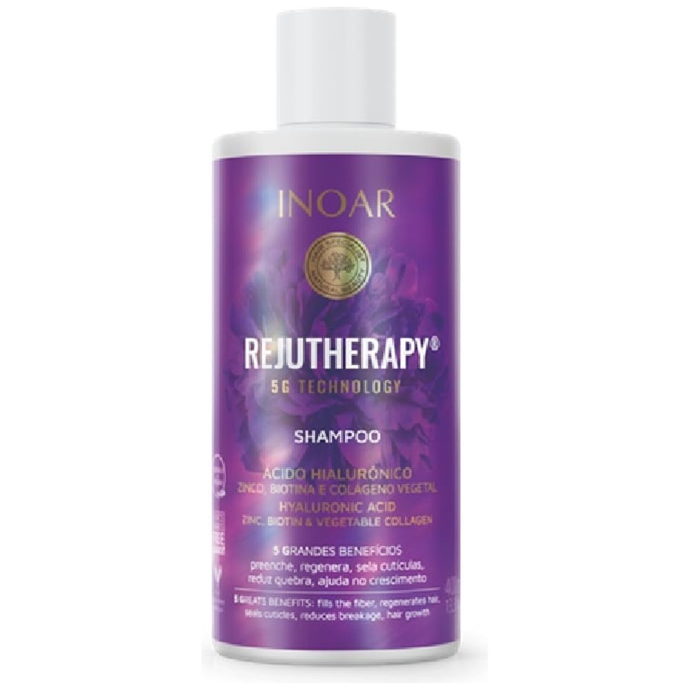 INOAR REJUTHERAPY Shampoo - For Damaged Hair - Nourishing and Refreshing - 400 ml