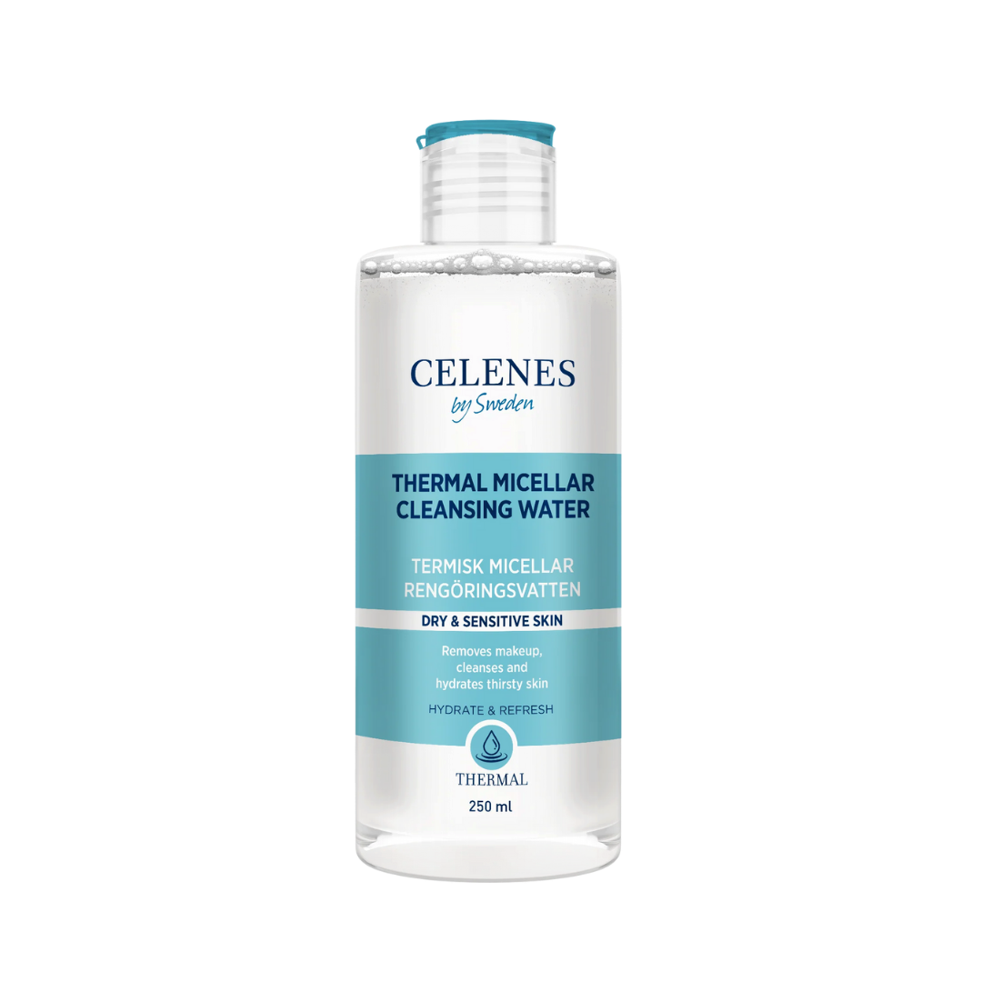 Celenes by Sweden Celenes Thermal Micellar Cleansing Water, Dry And Sensitive Skin - 250ml 250ml
