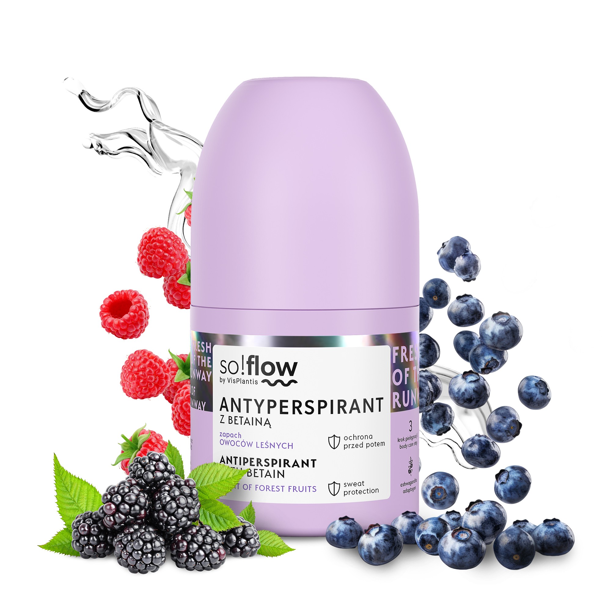 SO!FLOW SO!FLOW Antiperspirant with betaine forest berry scent 50ml