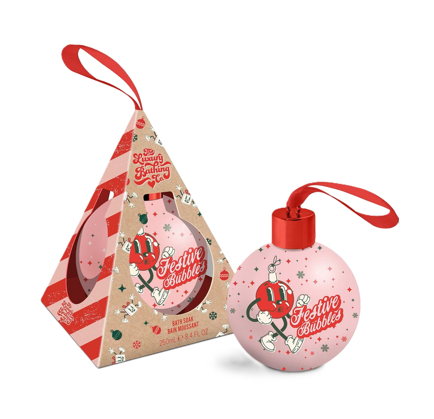 THE LUXURY BATHING Bath Soak Christmas Candy, Cocoa & Vanilla 250ml صابون استحمام برائحة حلوى عيد الميلاد، الكاكاو والفانيليا من ذا لكجري باثنك 250ml