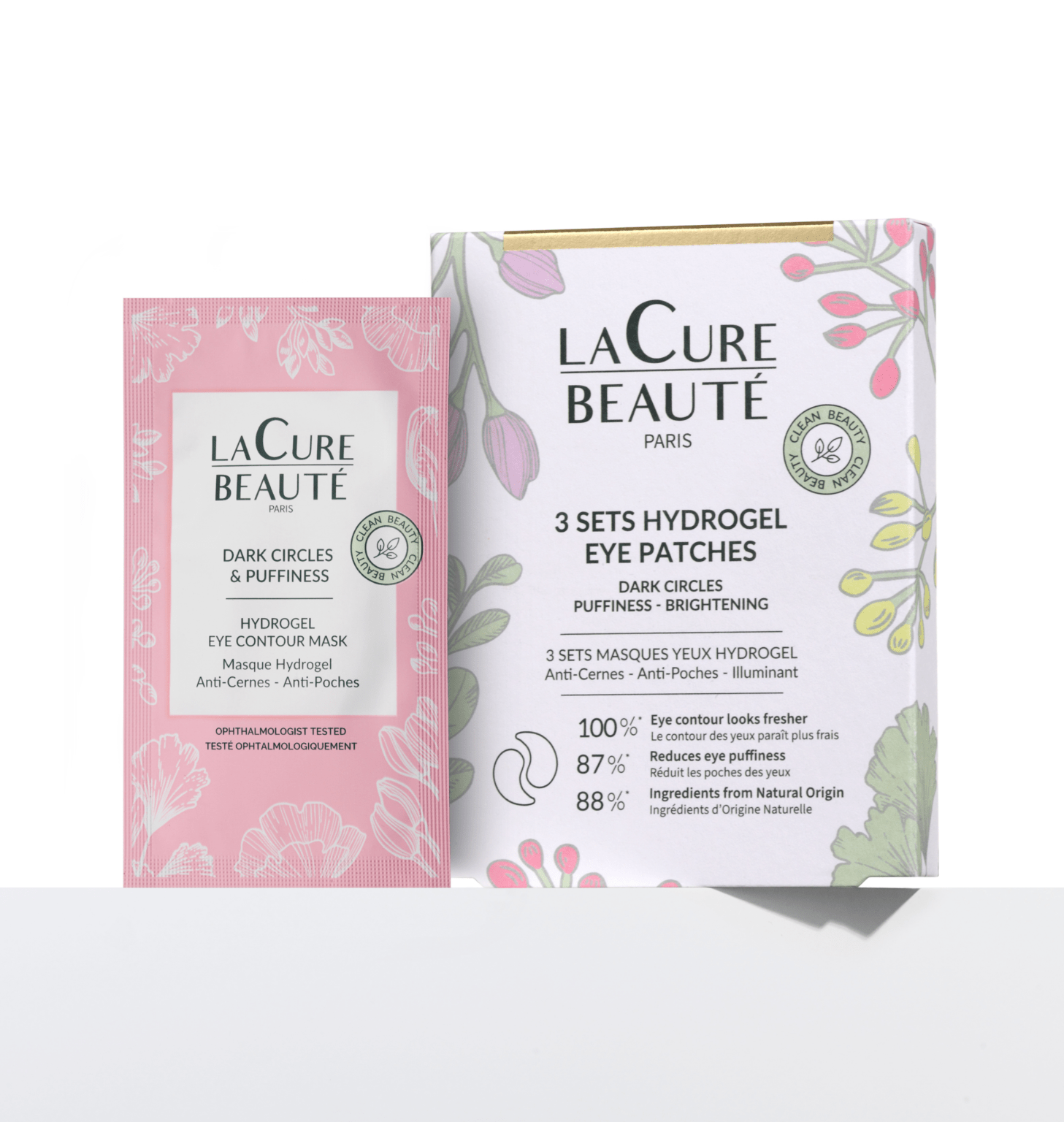 La Cure Beaute La Cure Beaute 3 Sets Hydrogel Eye Patches Dark Circles Puffiness