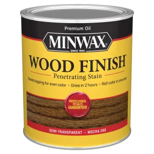 Minwax Minwax 700194444 Wood Finish Wood Stain 946ml Mocha 280 Semi-Transparent capacity: 946ml